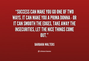 Barbara Walters Quotes Success