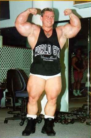 Lee Priest looking ridiculously thick.