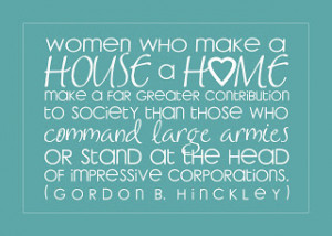 House a Home light blue Quotes About Being A Mother
