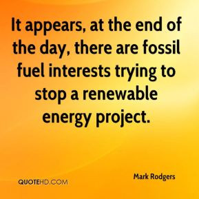 ... are fossil fuel interests trying to stop a renewable energy project