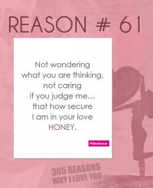 Love U Quotes ☛ 365 Reasons Why I Love You