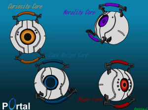 Portal- GLaDOS Cores by SpeedyTHhedgehog