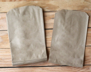 100 Favor Bags / Treat Bags / Kraft Bags / Brown Bags / Paper Bags ...