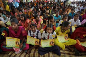 renaming ceremony in Satara, India. More than 200 girls who were named ...