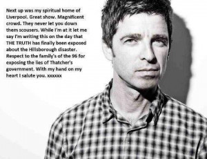 Noel Gallagher quote.