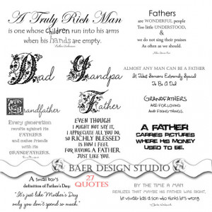 Art about FATHERS and GRANDFATHERS-Father's Day quotes, Scrapbooking ...