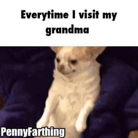 At grandma’s…