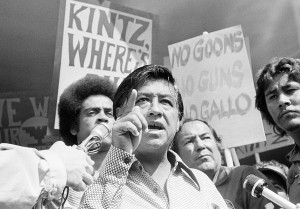 ... , durante una protesta en Sacramento, California, en 1975. (foto: AP