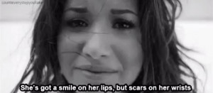 demi lovato inspirational quotes about cutting - Google Search