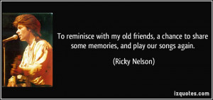 Quotes About Old Friends and Memories