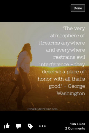 Great quote by George Washington.