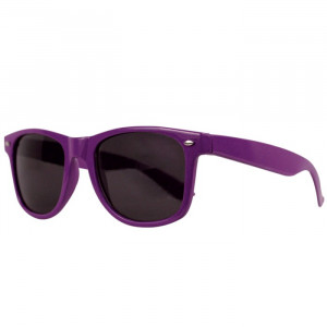 Customized Blues Brothers Sunglasses - Purple