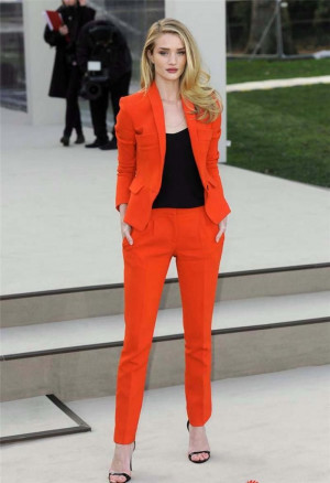 Salmon Pink OL Blazer Pencil Pants Suits. Perfect for Dumb and Dumber ...