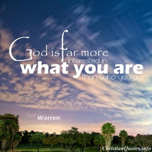 Rick Warren Quote - Charachter - palm trees and sunset