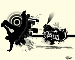 abstract graffiti urban dancing breakdancing bboy 1280x1024 wallpaper