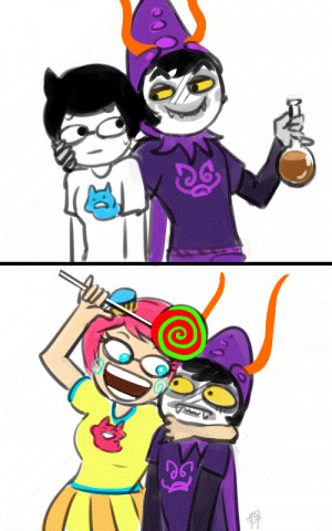 gif homestuck doodle gamzee Jane trickster upd8 trickster jane