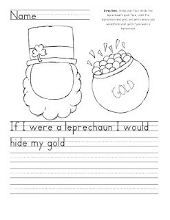 ... Prompt: ‘If I were a leprechaun I would hide my gold….’ Freebie