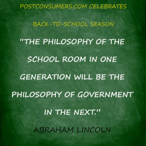 Back to School Quote: Abraham Lincoln on School and Government