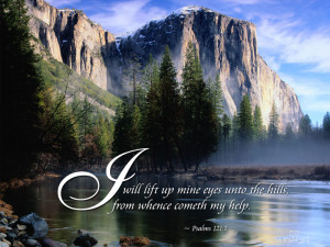 Psalm 121:1 Wallpaper