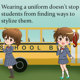 the debate on whether uniforms should be made mandatory in schools ...