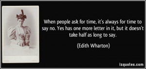 Say What One More Time Quote More edith wharton quotes