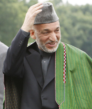 Hamid Karzai bin laden
