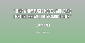 Being A Mom Quotes In Pictures Picture