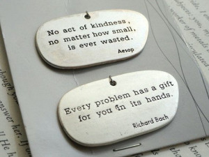 Silver Metal Tag Charms, Inspirational Quotes, Pendant, Jewelry Making