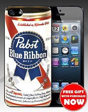 Funny Busch Beer Can Iphone Case Black Silicone Rubber Logo