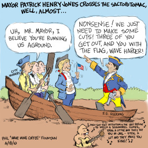 Sunday Funny: Mayor Patrick Henry Jones Crosses the Sactopotomac