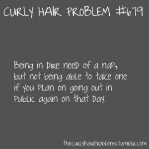 Curly hair problems