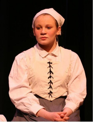 ... Clare Gibbons-Brown as Mary Warren in Arthur Miller's The Crucible
