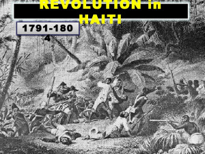 Haitian Revolution Toussaint Louverture