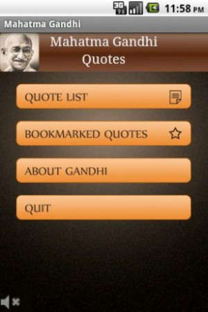View bigger - Mahatma Gandhi Quotes for Android screenshot
