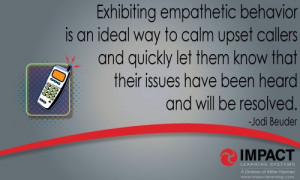 ... customer service departments and call centers. #empathy #softskills