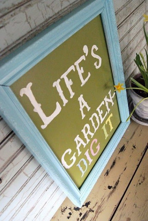 Tuinbord - Garden quote - garden sign - Gardening Ideas With The Green ...