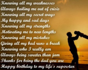 ... Birthday DAD Quotes from Daughter & Son – To My Father (Best Daddy