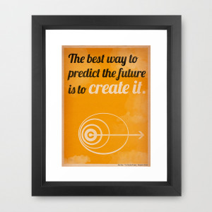 Create The Future Framed Art Print