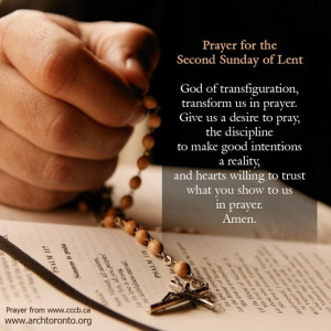Prayer for the Second Sunday of Lent