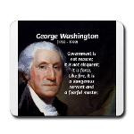 Politics: George Washington Mousepad