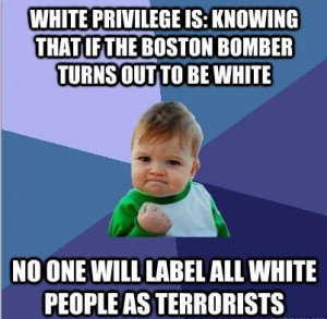 White privilege is so prevalent in our society today. Many white ...