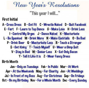 determine your new year s resolution funny facebook quote