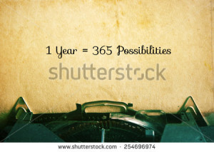 Year = 365 Possibilities: Inspiration Motivational Quotes on Vintage ...