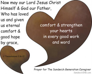 Encouraging Scripture Prayer for the Sandwich Generation - 2 Thess 2 ...