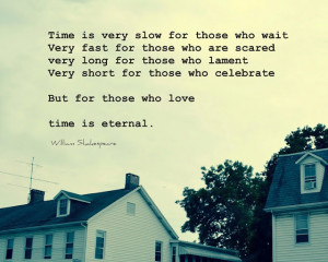 ... who wait very fast for those who are scared very long for those who
