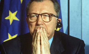 Jacques Delors en 1994 Gronemberger Sipa