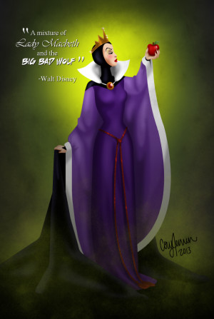 working on some Disney Villain art! Here is the one that began Disney ...
