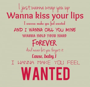 Wanted - Hunter Hayes This song is so sweet, it made me use the word ...