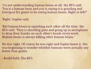 on those nights we read the bfg by roald dahl