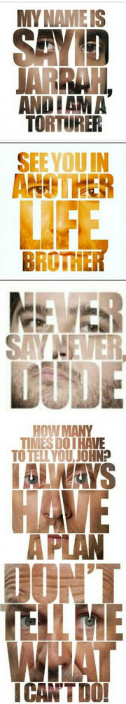 LOST Sayid Jarrah Desmond Hume Hugo Reyes Benjamin Linus John Locke